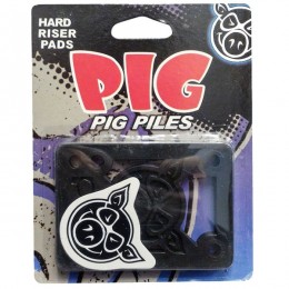 Pig Piles Hard Risers 1/8 black alzas skate