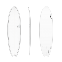 Torq Fish Pinline 7.2" white Tabla de surf