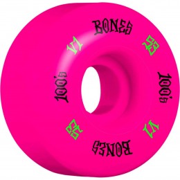 Bones 100´s V1 OGF 53mm pink Ruedas de skateboard