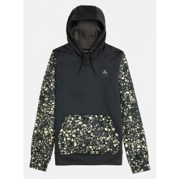 Burton Oak Pullover black heather sediment sudadera de mujer