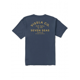 Vissla Premium Stoke premium pocket navy camiseta