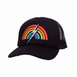 Lightning Bolt Rainbow trucker gorra