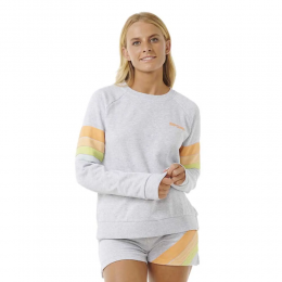 Rip Curl High Tide Surf Raglan light grey heat sudadera de mujer