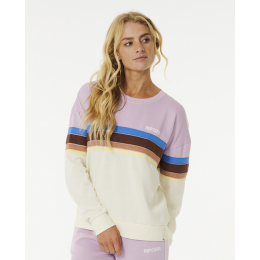 Rip Curl Surf Revival Crew lila sudadera de mujer