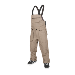 Volcom Roan Bib Overall chestnut brown peto de snowboard