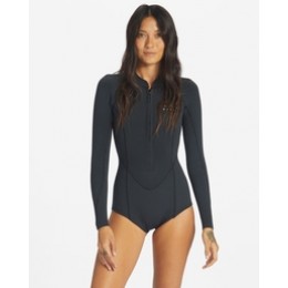 Billabong Salty Dayz LS Spring black neopreno de mujer