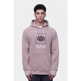 686 Script Pullover Hooded dusty mauve sudadera técnica