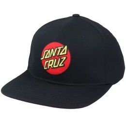 Santa Cruz Classic dot Snapback black gorra