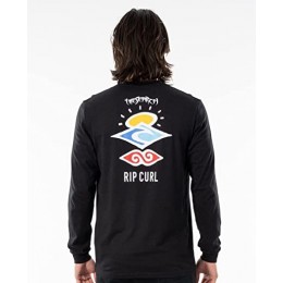 Rip Curl Search Icon black 2023 camiseta manga larga