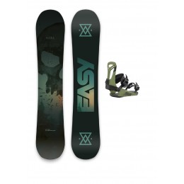 Easy Skull + Union Flite Pro olive green Pack de snowboard