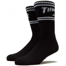 Santa Cruz Thrasher Strip Crew black calcetines