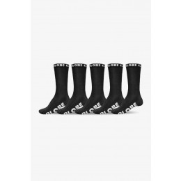 Globe Blackout 5 pack black calcetines