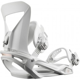 Salomon Spell white fijaciones de snowboard de mujer