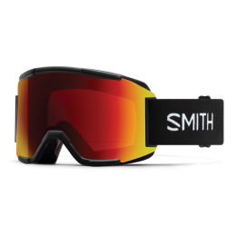 Smith Squad black chroma pop sun red mirror 2023 gafas de snowboard