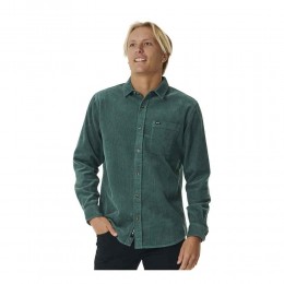 Rip Curl State Cord washed green camisa