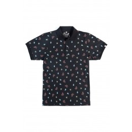 Tiwel Surat pirate black polo