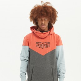 	 Hydroponic Dh Mountain terracota grey misty blue sudadera
