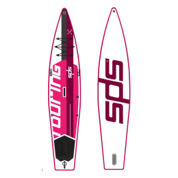 SPS Hinchable Touring 11´6" x 31´x 6" pink pack completo paddle surf
