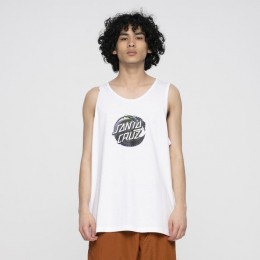 Santa Cruz Holo Wave Dot white camiseta tirantes