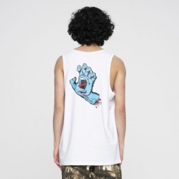 Santa Cruz Screamig Hand white 2023 camiseta tirantes