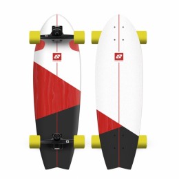 Hydroponic Fish 31.5" Vortex black red Surfskate completo