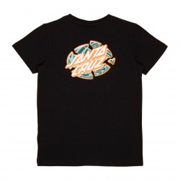 Santa Cruz Warp Broken black 2023 camiseta de niño