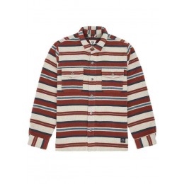 Vissla West Coast Overshirt barn red sobre-camisa