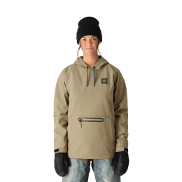 686 Waterproof Hoody sage chaqueta de snowboard de mujer