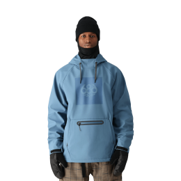 686 Waterproof Hoody stellar blue chaqueta de snowboard