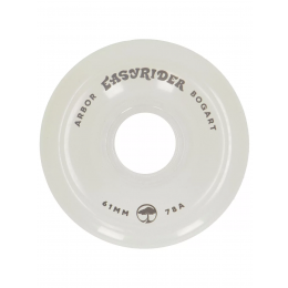 Arbor Bogart 61mm 78a ghost white ruedas longboard