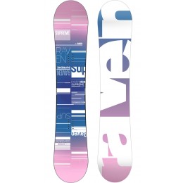 Raven Supreme white tabla de snowboard de mujer