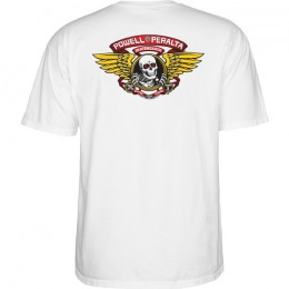Powell Peralta Winged Ripper white camiseta