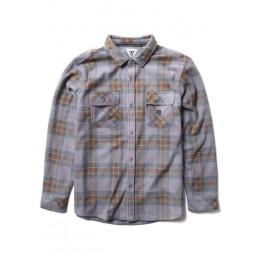 Vissla Eco ZY Polar Flannel steel camisa