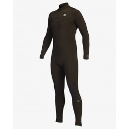 Billabong Absolute 3/2mm chest zip black hash traje de neopreno