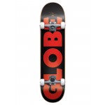 Globe G0 Fubar 7,75" black red Skateboard completo