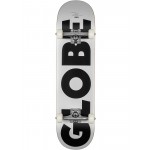 Globe G0 Fubar 8" White Black Skateboard completo
