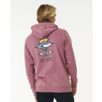 Rip Curl Search Icon hooded mauve sudadera