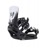 Burton Cartel X EST black white graphic Fijaciones de snowboard