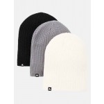 Burton Recycled DND black/sharkskin/white PACK 3 gorro