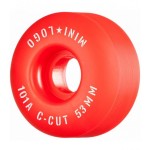 Mini logo A cut 53mm 101A red Ruedas de skateboard