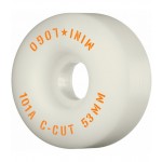 Mini logo C Cut 53mm white Ruedas de skateboard