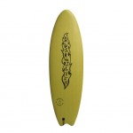 Quiksilver Bat 6,6" verde softboard tabla de surf