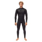 Vissla Seven seas 3/2 full chest zip black 2 neopreno