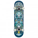 Rocket Alien Pile Up blue 7,37'' Skateboard completo
