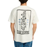 Rvca Keep Growing antique white camiseta