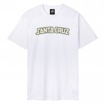 Santa Cruz Arch Strip white camiseta