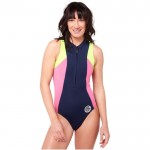 Rip Curl G Bomb S/Less Spring Cheeky navy pink Neopreno de mujer