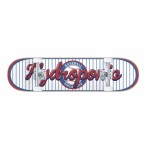 Hydroponic Baseball red 7.75" skateboard completo