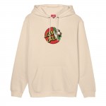 Santa Cruz Beware Dot Front Hooded oat sudadera