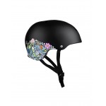 187 Killer Pads Lizzie black floral casco skateboard
